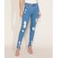 Calca-Jeans-Feminina-Sawary-Super-Skinny-Hot-Cintura-Alta-Destroyed-Azul-Medio-9974659-Azul_Medio_1