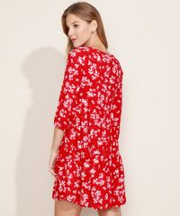 Vestido-Feminino-Tal-Mae-Tal-Filha-Curto-Estampado-Floral-com-Recortes-Manga-3-4-Vermelho-9968572-Vermelho_2