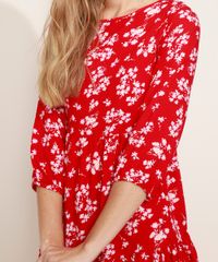 Vestido-Feminino-Tal-Mae-Tal-Filha-Curto-Estampado-Floral-com-Recortes-Manga-3-4-Vermelho-9968572-Vermelho_4