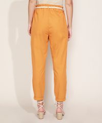 Calca-Feminina-Clochard-Cintura-Alta-com-Cinto-Cordao-Mostarda-9971161-Mostarda_2
