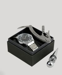 Kit-de-Relogio-Analogico-Mondaine-Masculino----Abridor-de-Vinho---99195G0MVNE1K-Prateado-8904669-Prateado_1