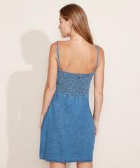 Vestido-Jeans-Feminino-Curto-com-Laco-e-Lastex-Alca-Fina-Azul-Medio-9971577-Azul_Medio_2