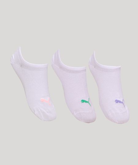 Kit-de-3-Meias-Feminino-Puma-Soquete--Branco-9968608-Branco_1