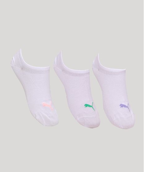 Kit-de-3-Meias-Feminino-Puma-Soquete--Branco-9968608-Branco_1
