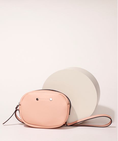 Bolsa-Feminina-Transversal-Pequena-com-Bolso-e-Tachas-Rose-9915800-Rose_1