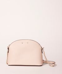 Bolsa-Feminina-Transversal-Pequena-Meia-Lua-com-Corrente-Rose-9915801-Rose_2