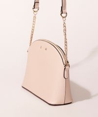 Bolsa-Feminina-Transversal-Pequena-Meia-Lua-com-Corrente-Rose-9915801-Rose_3