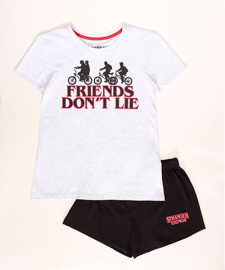 Pijama-Juvenil-Stranger-Things-Manga-Curta-Cinza-Mescla-9957122-Cinza_Mescla_1