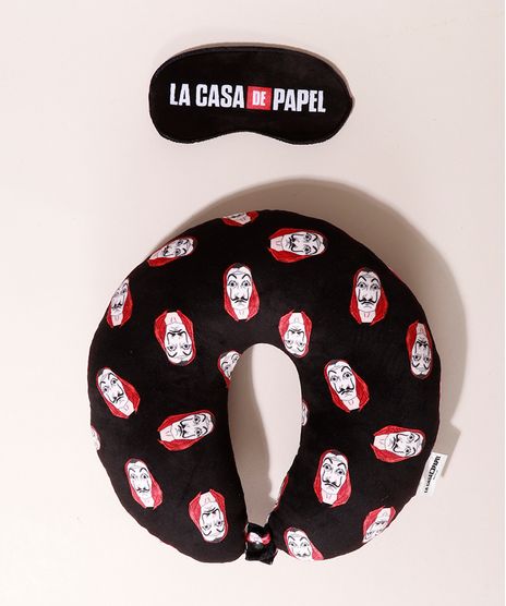 Kit-de-Apoio-de-Pescoco-Estampado-La-Casa-de-Papel---Tapa-Olho-Preto-9963449-Preto_1