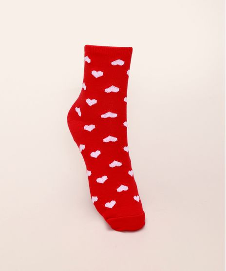 Meia-Feminina-Cano-Alto-Estampada-Coracoes-Vermelha-9972130-Vermelho_1