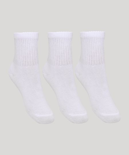 Kit-de-3-Meias-Infantil-Cano-Medio-Lupo-Branco-9981572-Branco_1 Kit-de-3-Meias-Infantil-Cano-Medio-Lupo-Branco-9981572-Branco_1