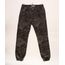 Calca-Juvenil-de-Sarja-Jogger-Estampada-Camuflada-com-Bolsos-Verde-Militar-9964999-Verde_Militar_1