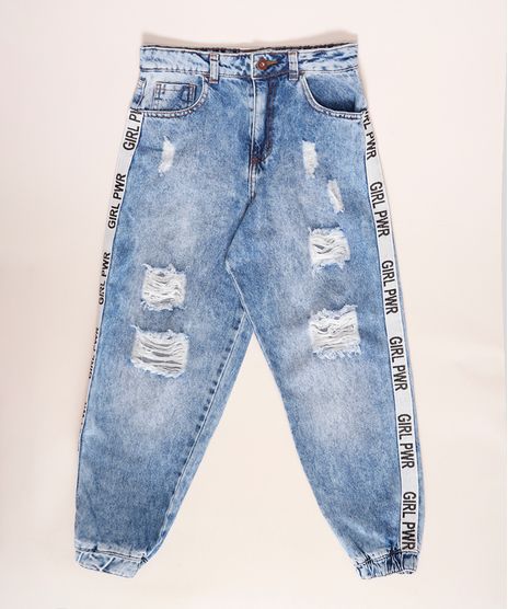 Calca-Jeans-Juvenil-Jogger-Destroyed-Girl-Pwr-Azul-Medio-9966608-Azul_Medio_1