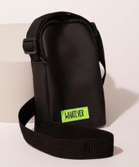 Bolsa-Masculina-Shoulder-Bag-Emborrachada-com-Ziper-Preta-9973356-Preto_2