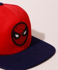 Bone-Infantil-Homem-Aranha-Aba-Reta-Vermelho-9975352-Vermelho_2
