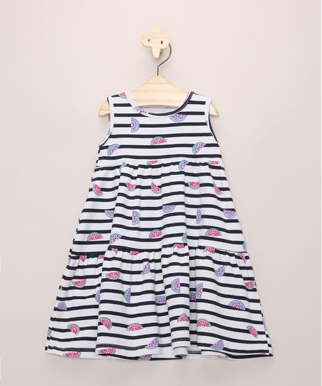 Vestido-Infantil-Estampado-Listrado-e-Melancia-com-Recortes-Sem-Manga-Branco-9965631-Branco_1