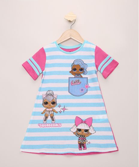 Camisola-Infantil-LOL-Surprise-Listrada-Manga-Curta-Pink-9964004-Pink_1