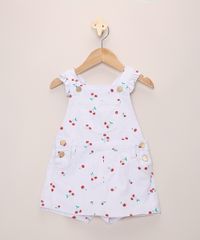 Jardineira-de-Sarja-Infantil-Estampada-de-Cerejas-com-Babado-e-Bolso-Branca-9965549-Branco_1