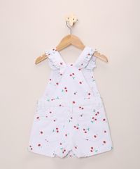 Jardineira-de-Sarja-Infantil-Estampada-de-Cerejas-com-Babado-e-Bolso-Branca-9965549-Branco_2