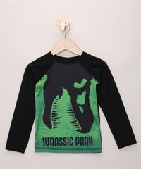 Camiseta-de-Praia-Infantil-Jurassic-Park-Manga-Longa-Protecao-Uv50--Preta-9966191-Preto_1