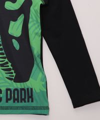 Camiseta-de-Praia-Infantil-Jurassic-Park-Manga-Longa-Protecao-Uv50--Preta-9966191-Preto_4