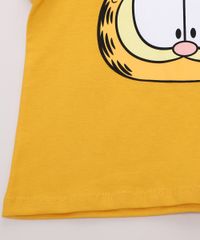 Camiseta-Infantil-Garfield-Manga-Curta-Amarela-9971553-Amarelo_4