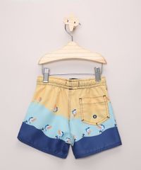 Bermuda-Surf-Infantil-Estampada-Tubaroes-Multicor-9963188-Multicor_2