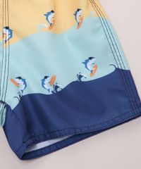 Bermuda-Surf-Infantil-Estampada-Tubaroes-Multicor-9963188-Multicor_4