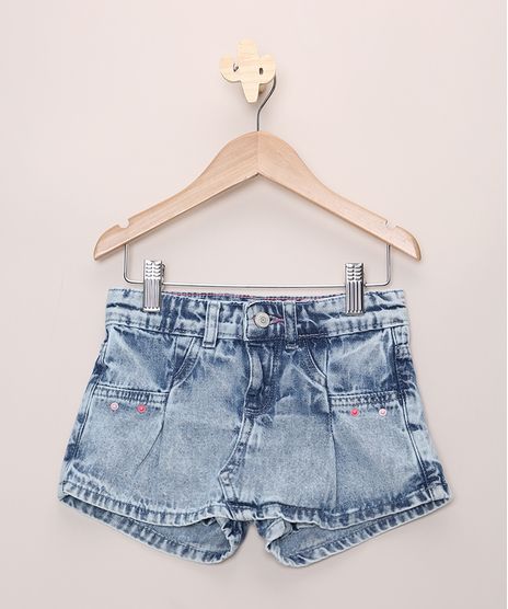Short-Saia-Jeans-Infantil-Marmorizado-com-Bolsos-Azul-Claro-9965690-Azul_Claro_1