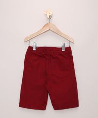 Bermuda-de-Sarja-Infantil-Estampada-Geometrica-com-Bolsos-e-Cordao-Vinho-9970930-Vinho_2