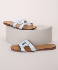 Rasteirinha-Feminina-Oneself-Geometrica-Azul-Claro-9974884-Azul_Claro_1