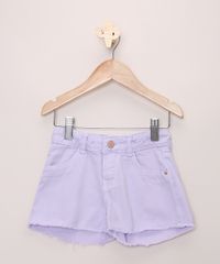Short-de-Sarja-Infantil-com-Barra-Desfiada-e-Bolsos-Lilas-9967111-Lilas_1