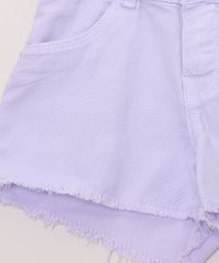 Short-de-Sarja-Infantil-com-Barra-Desfiada-e-Bolsos-Lilas-9967111-Lilas_4