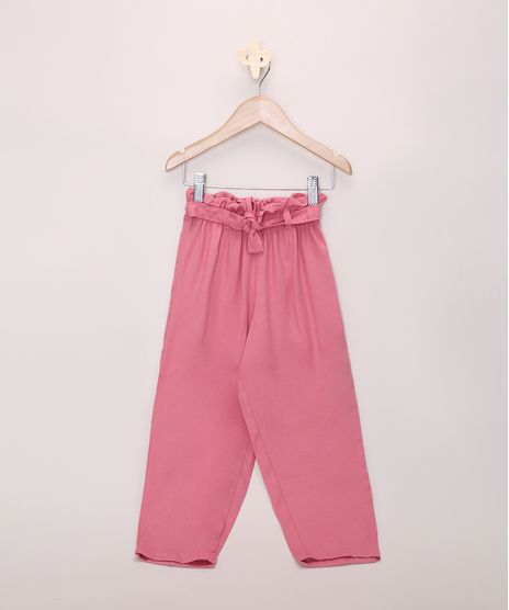 Calca-Infantil-Clochard-com-Faixa-Para-Amarrar-Rosa-9965137-Rosa_1