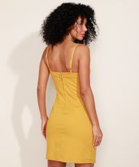 Vestido-de-Sarja-Feminino-Curto-Alca-Fina-Amarelo-9967284-Amarelo_2