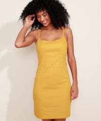 Vestido-de-Sarja-Feminino-Curto-Alca-Fina-Amarelo-9967284-Amarelo_6
