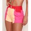 Short-de-Sarja-Feminino-Cintura-Super-Alta-Tricolor-com-Barra-a-Fio-Multicor-9971210-Multicor_1