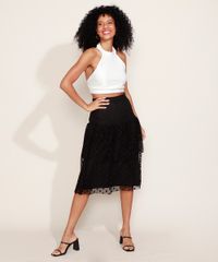 Saia-de-Tule-Feminina-Midi-Poa-em-Camadas-com-Babado-Preta-9973119-Preto_5