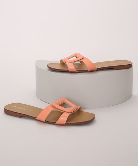 Rasteirinha-Feminina-Oneself-Geometrica-Laranja-9974883-Laranja_1