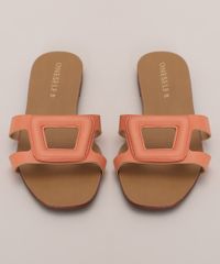 Rasteirinha-Feminina-Oneself-Geometrica-Laranja-9974883-Laranja_5