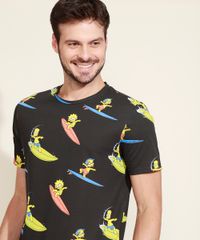 Camiseta-Masculina-Estampada-Os-Simpsons-Surf-Manga-Curta-Gola-Careca-Preta-9965552-Preto_5