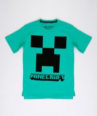 Camiseta-Infantil-Creeper-Minecraft-Manga-Curta-Gola-Careca-Verde-9779588-Verde_1