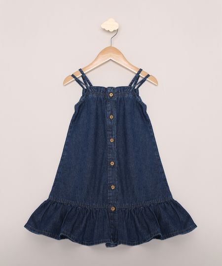 Vestido-Jeans-Infantil-Com-Botoes-Alca-Fina-Azul-Escuro-9966246-Azul_Escuro_1 Vestido-Jeans-Infantil-Com-Botoes-Alca-Fina-Azul-Escuro-9966246-Azul_Escuro_1