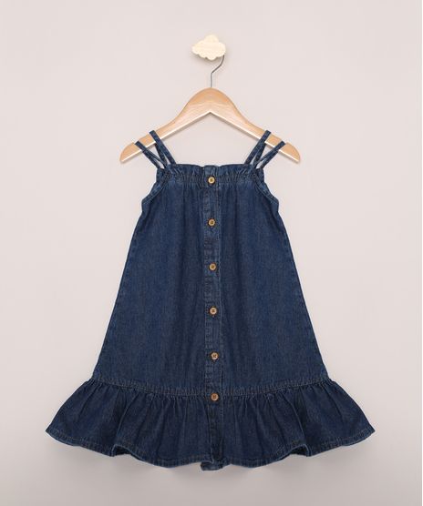 Vestido-Jeans-Infantil-Com-Botoes-Alca-Fina-Azul-Escuro-9966246-Azul_Escuro_1