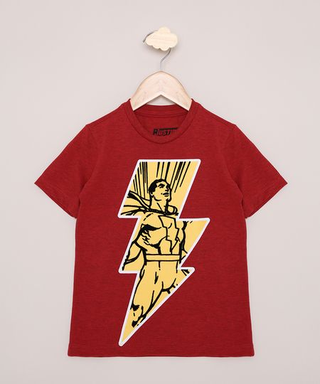 Camiseta-Infantil-Shazam-Manga-Curta-Vermelha-9968532-Vermelho_1 Camiseta-Infantil-Shazam-Manga-Curta-Vermelha-9968532-Vermelho_1