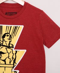 Camiseta-Infantil-Shazam-Manga-Curta-Vermelha-9968532-Vermelho_4