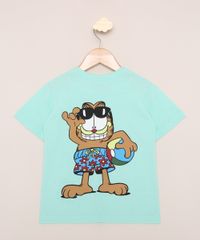Camiseta-Infantil-Garfield-Manga-Curta-Verde-Agua-9970467-Verde_Agua_2
