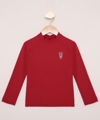 Blusa-de-Praia-Infantil-DeMillus-Lagosta-Manga-Longa-com-Protecao-UV50--Vermelha-9972601-Vermelho_1