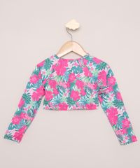 Blusa-de-Praia-Infantil-Cropped-Estampada-Floral-Manga-Longa-com-Protecao-UV50--Rosa-9965860-Rosa_2