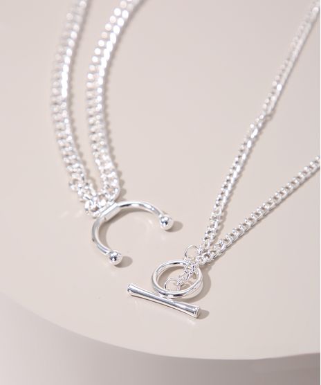 Kit-de-2-Colares-Femininos-com-Correntes-Prateado-9962024-Prateado_1